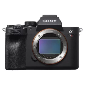 Appareil photo Sony Alpha 7R V : Capteur plein format 61 MP, vidéo 8K 24p, processeur BIONZ XR, AF hybride avancé, rafale 10 ips, écran tactile articulé, stabilisation 5 axes, Wi-Fi/Bluetooth.