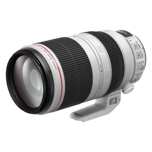 L'objectif Canon EF 100-400mm f/4.5-5.6L IS II USM est conçu pour les photographes professionnels et amateurs avancés. Il offre une plage de focales polyvalente pour capturer des sujets à distance avec netteté et précision, soutenue par une stabilisation d'image avancée.