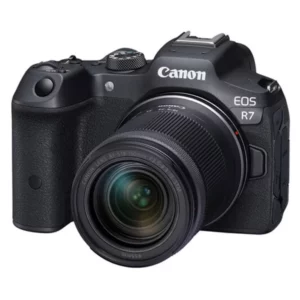 "Canon Eos R7+Rf 18-150mm+adaptateur eos R : Innovation photographique. Capteur CMOS 45 MP, autofocus Dual Pixel, objectif polyvalent RF 18-150mm. Wi-Fi, vidéo 4K. Explorez, partagez et créez avec Canon."