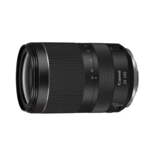 Le Canon RF 24-240 mm F/4-6.3 IS USM est un objectif polyvalent conçu pour les appareils photo sans miroir Canon EOS R. Il offre une plage focale étendue, idéale pour une variété de sujets, avec une stabilisation d'image intégrée pour des photos nettes à main levée.